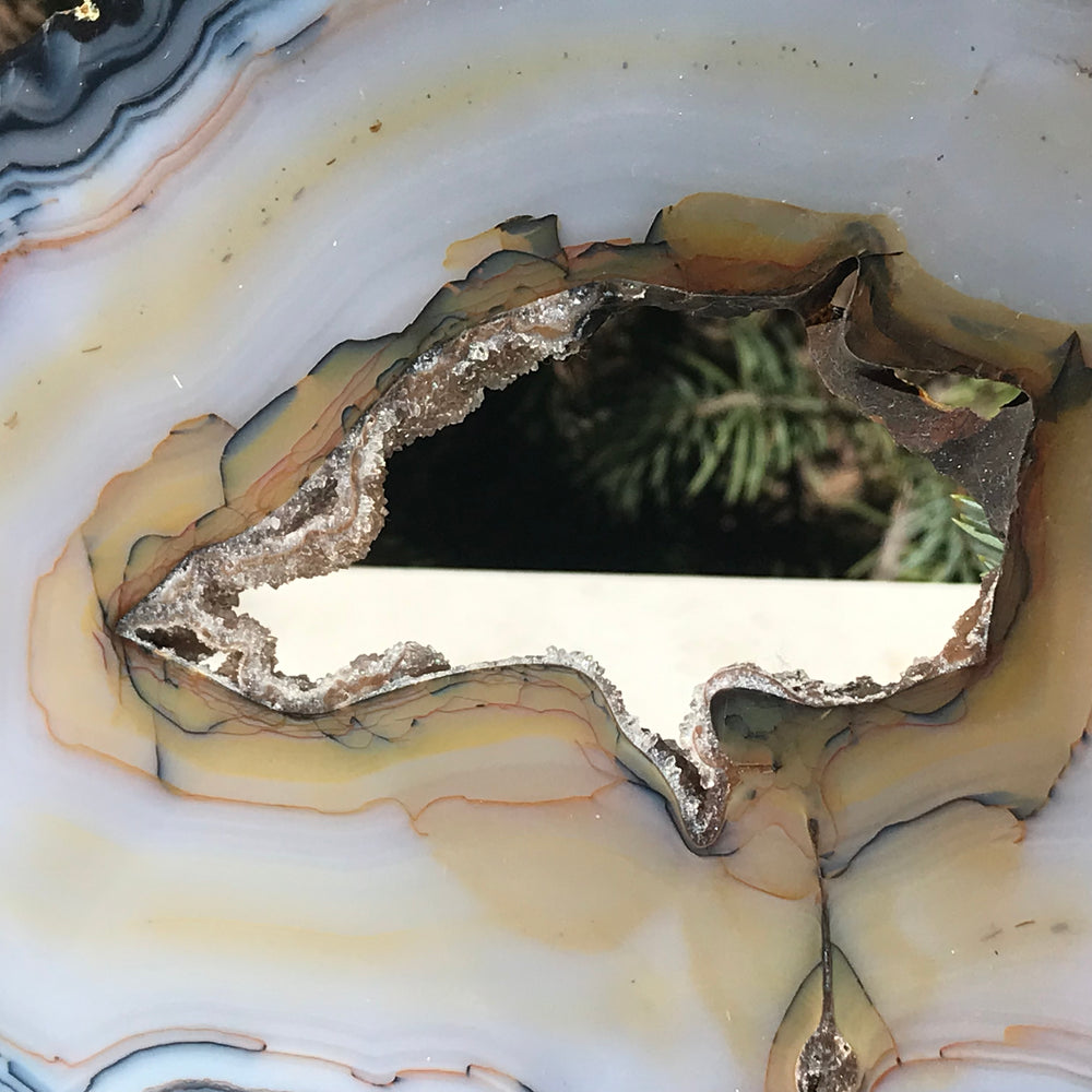 First of Twins Agate Slice