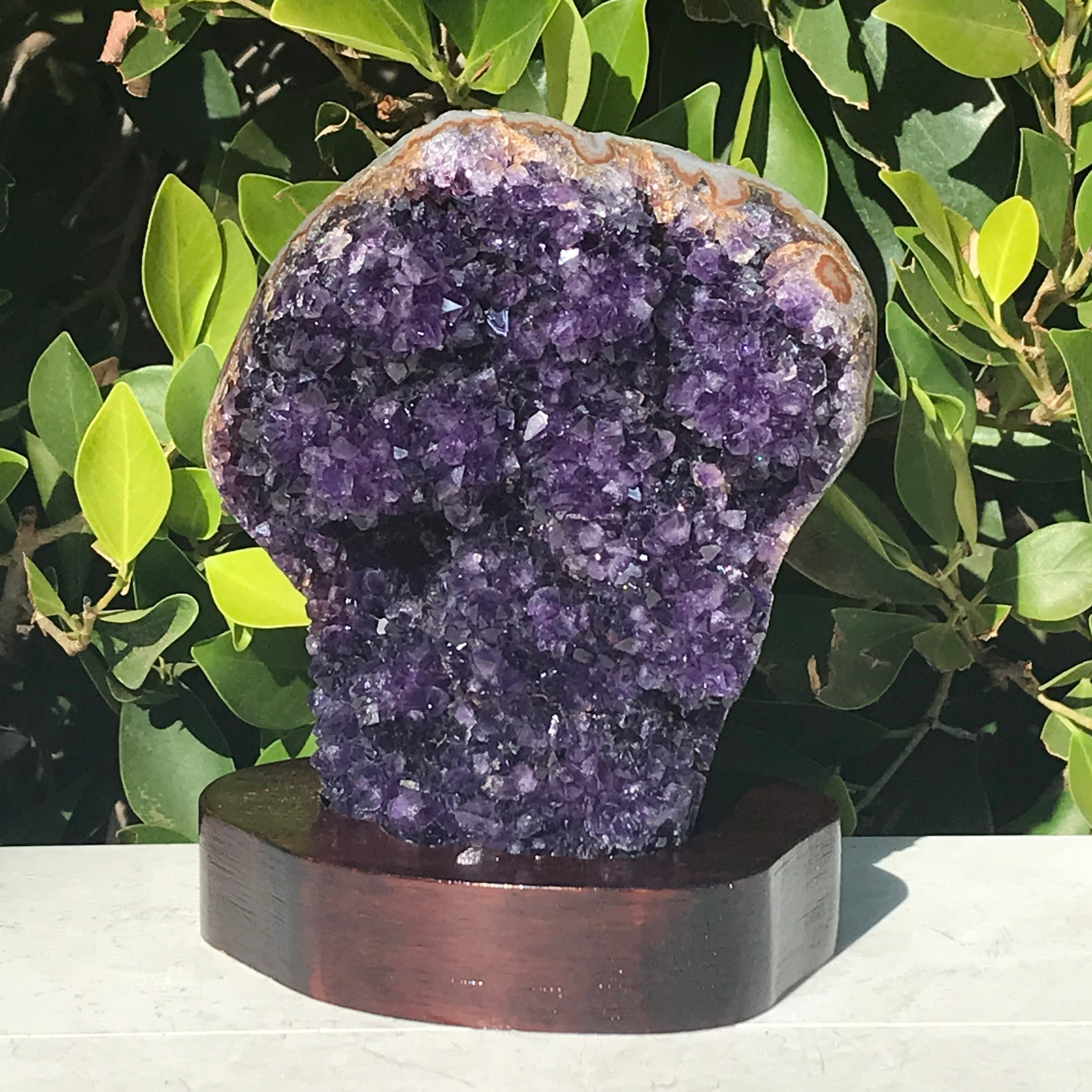 Spherical Amethyst Faced Freeform