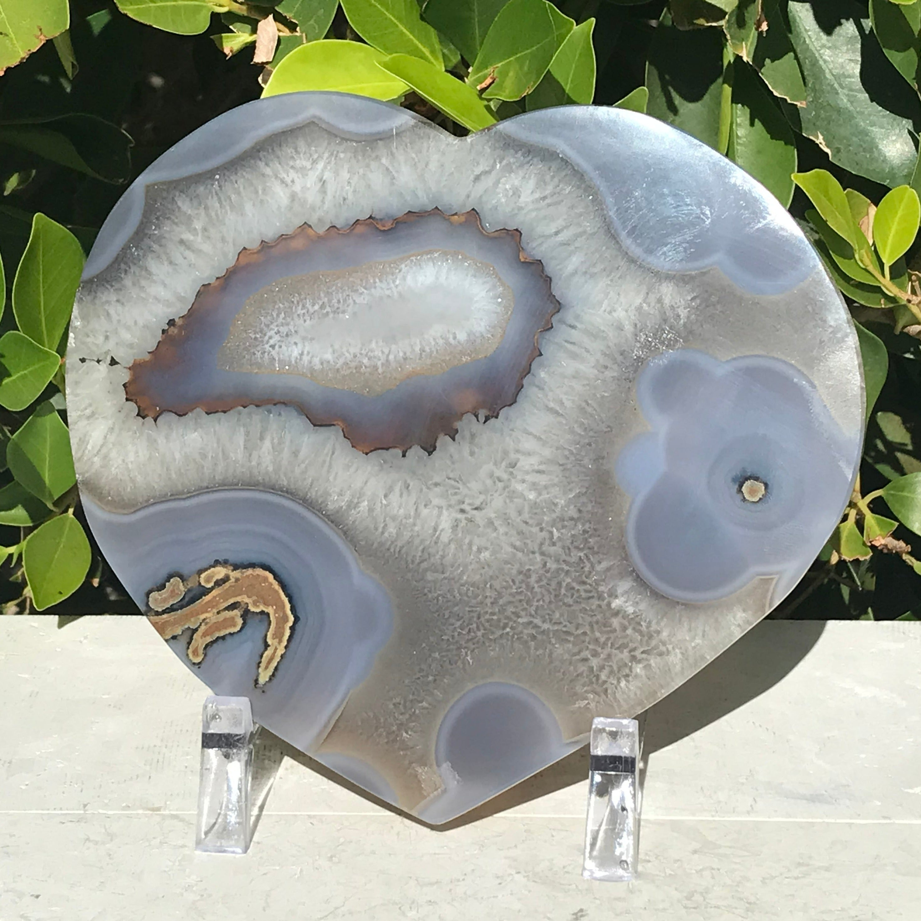 Exquisite Brazilian Agate Heart