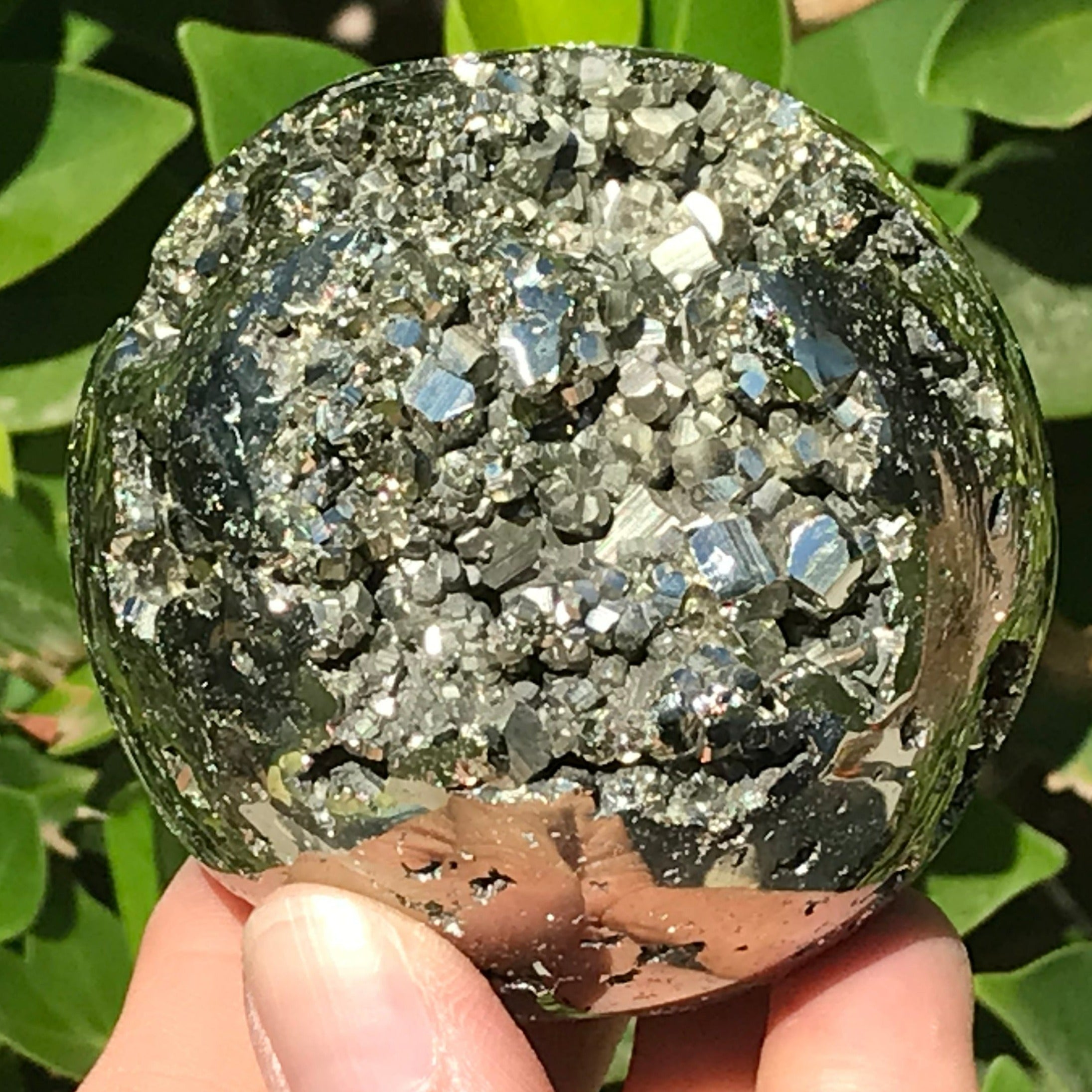 Shiny Peruvian Pyrite Sphere