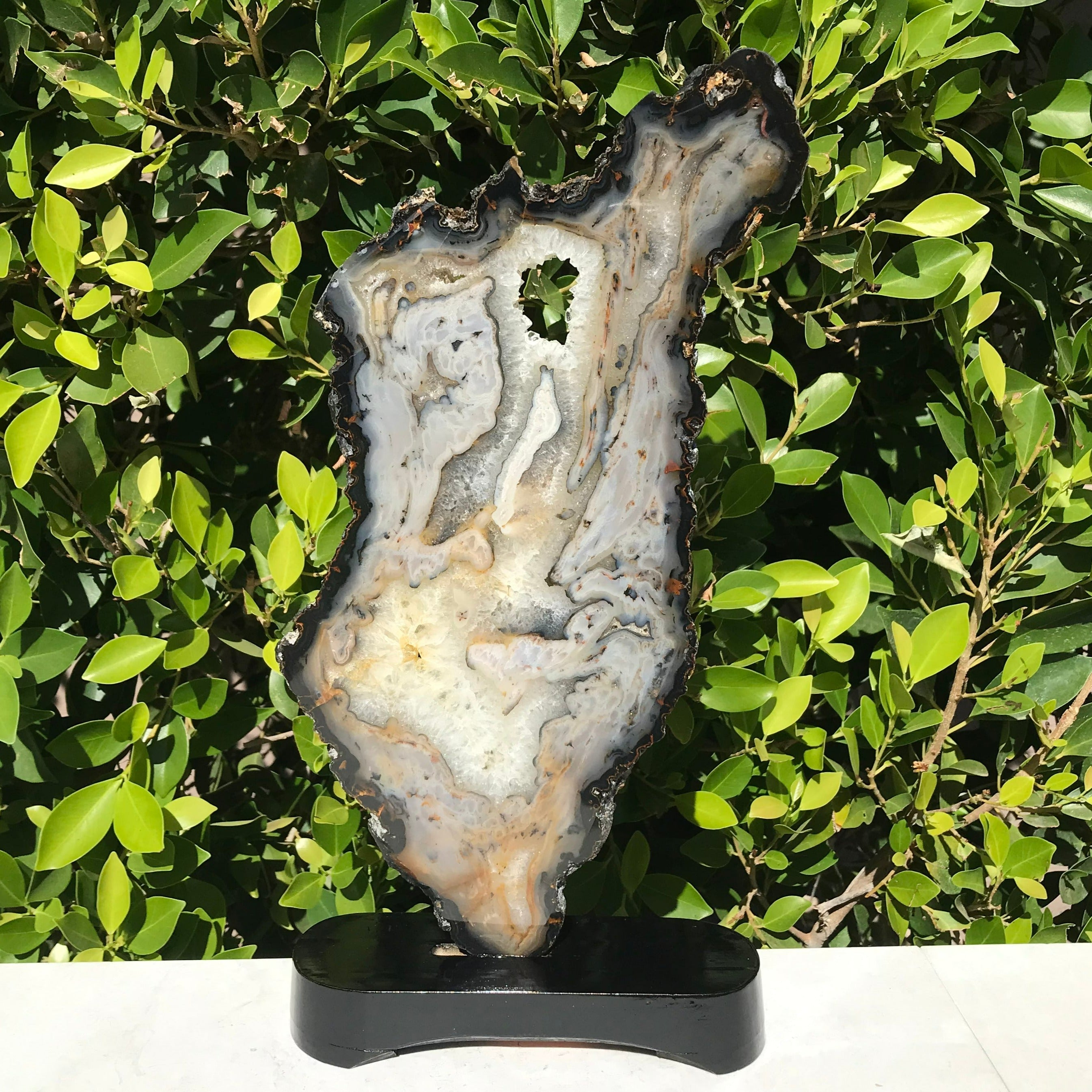 Waves of Agate Slice