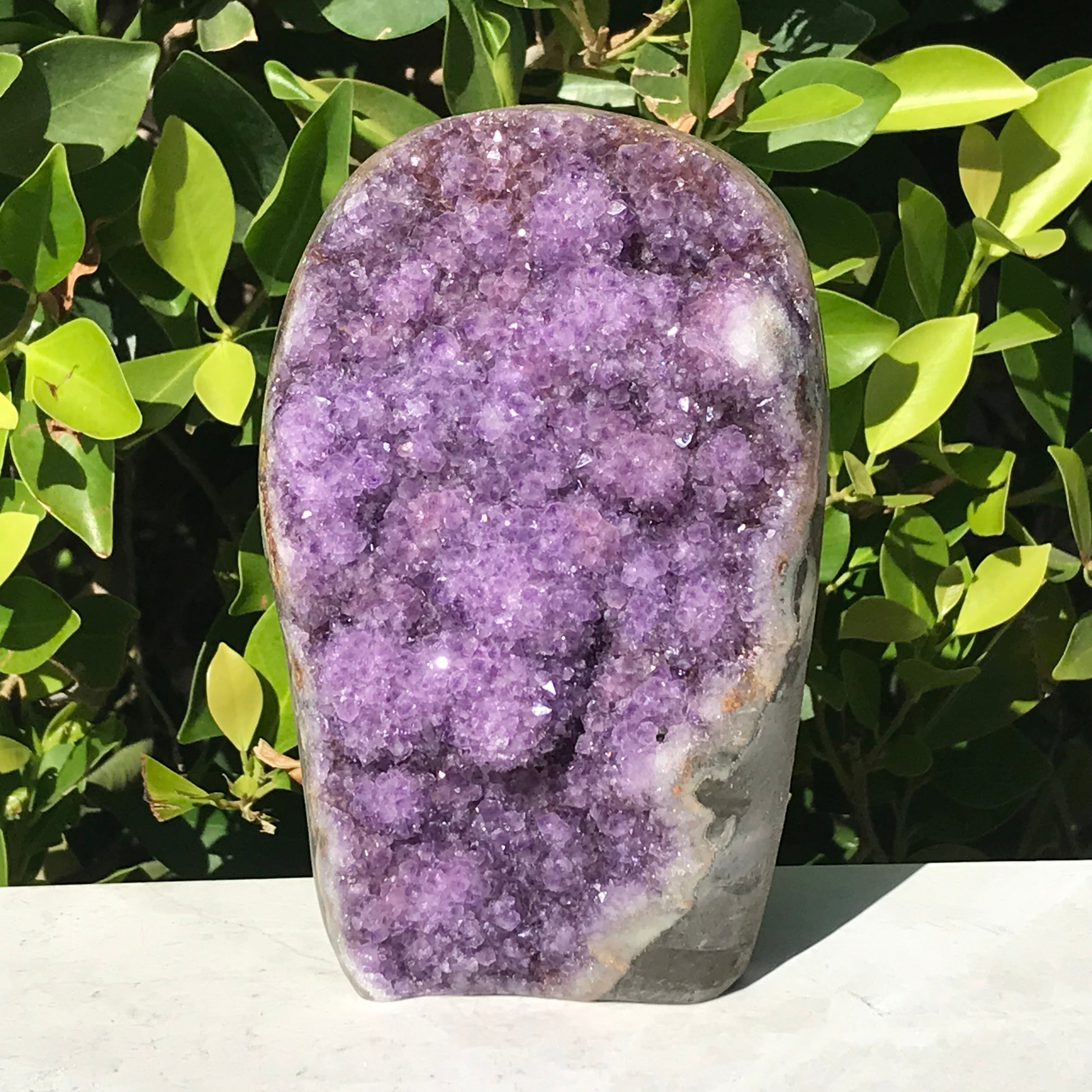 Spherical Amethyst Faced Freeform