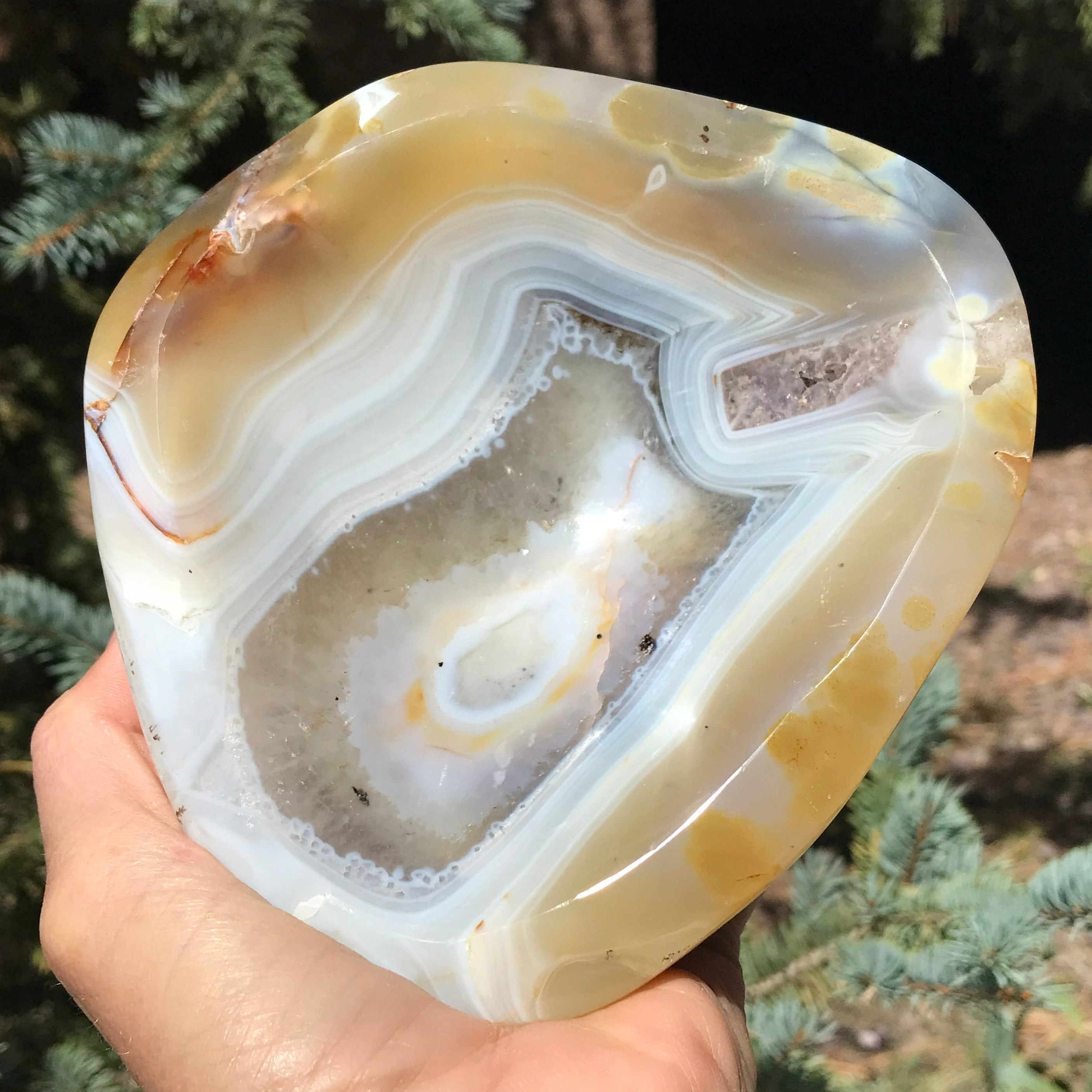 Elaborate Agate Bowl