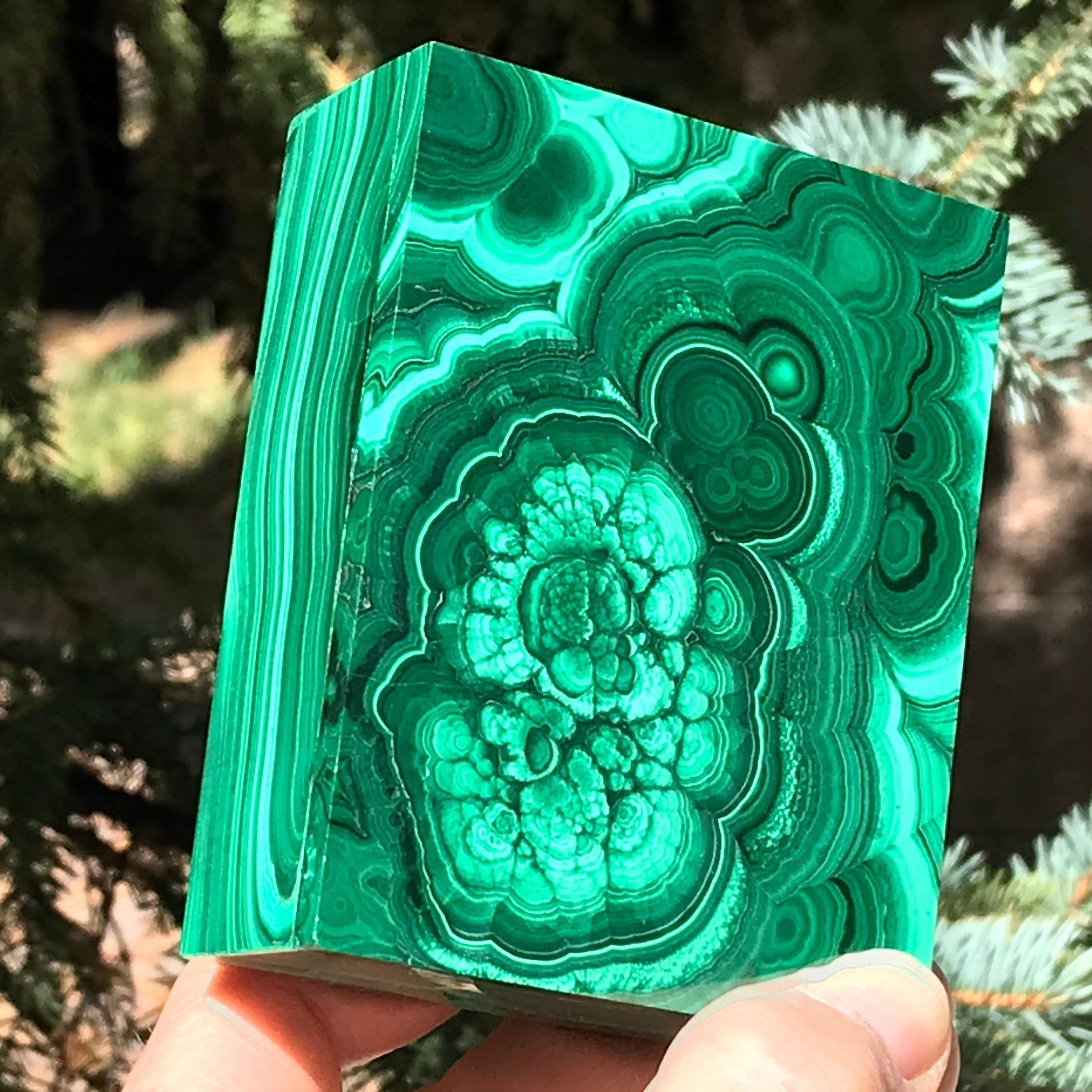 Malachite Jewelry Box
