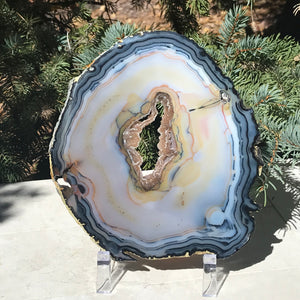 Second of Twins Agate Slice