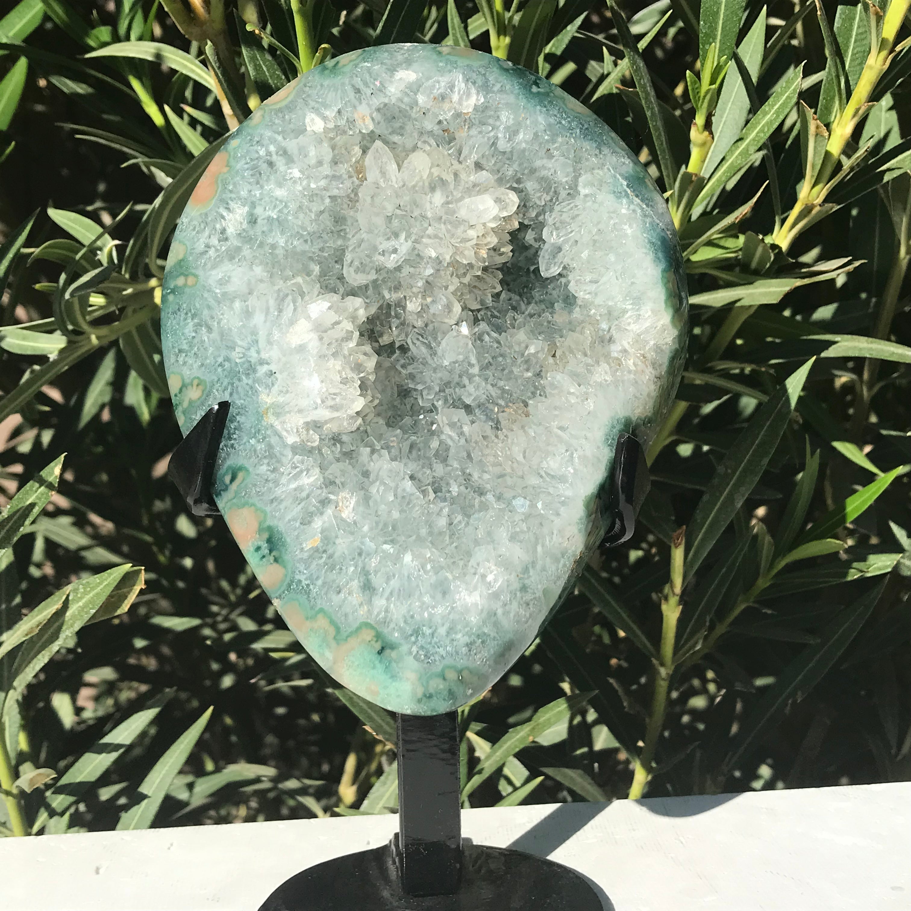 Quartz Crystal filled Agate Geode