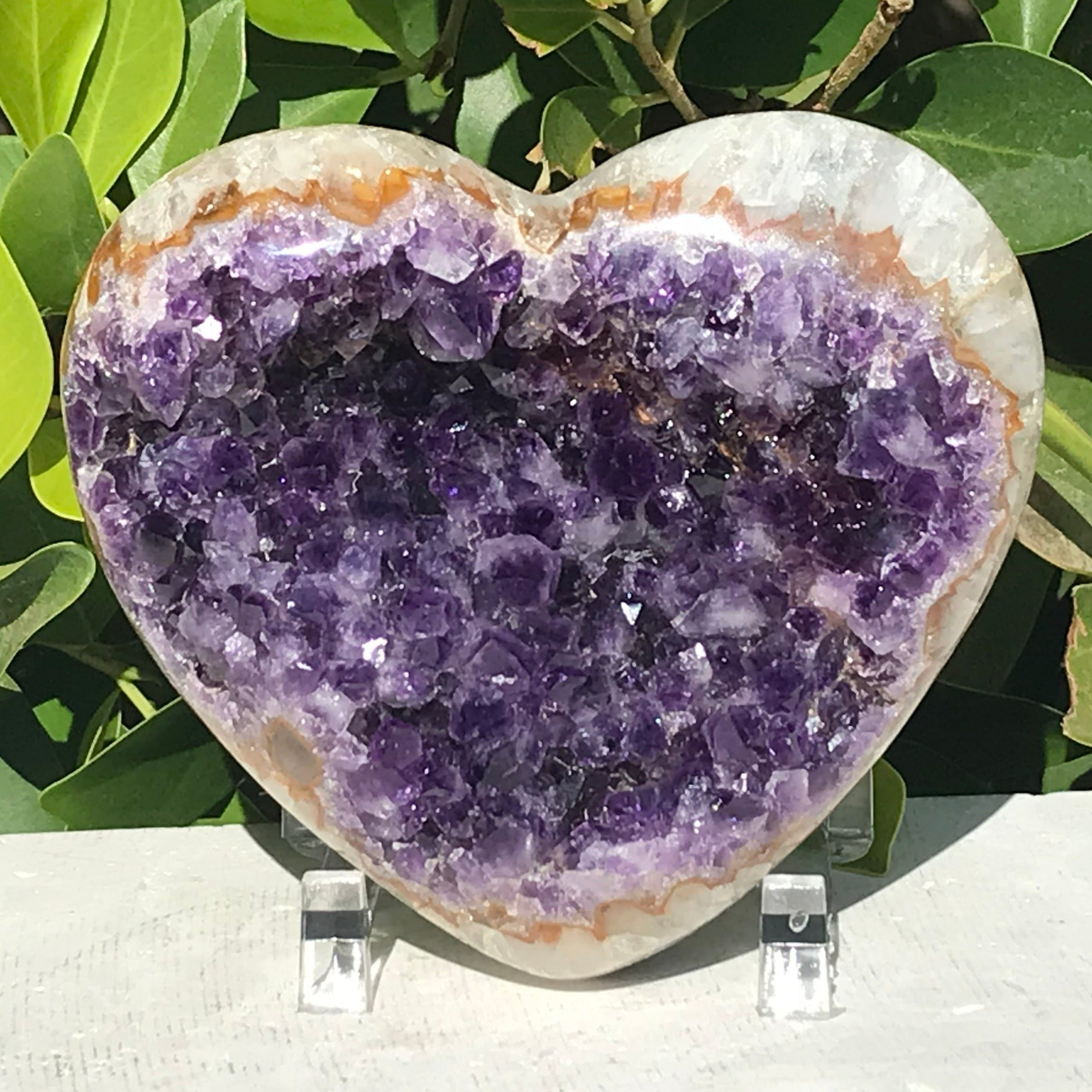 Uruguayan Amethyst Heart