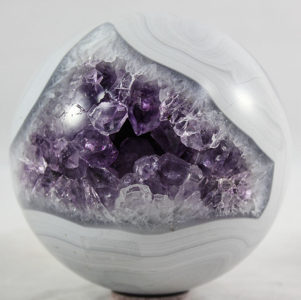 Uruguayan Amethyst/Agate Sphere
