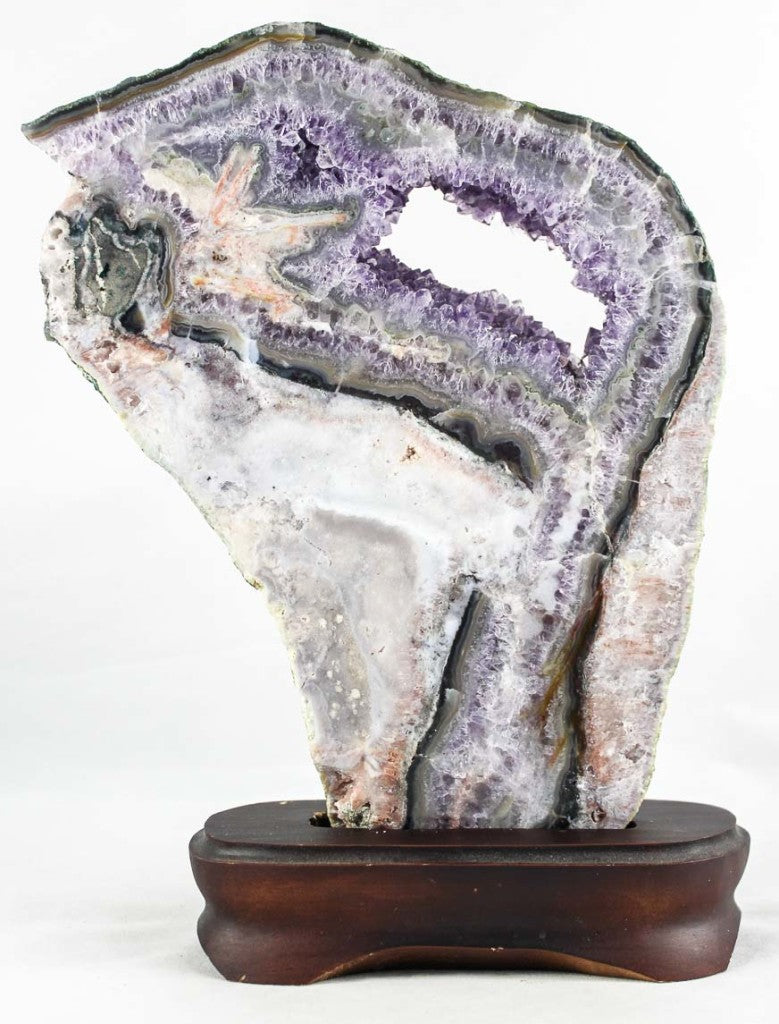 Brazilian Agate/Amethyst Slab