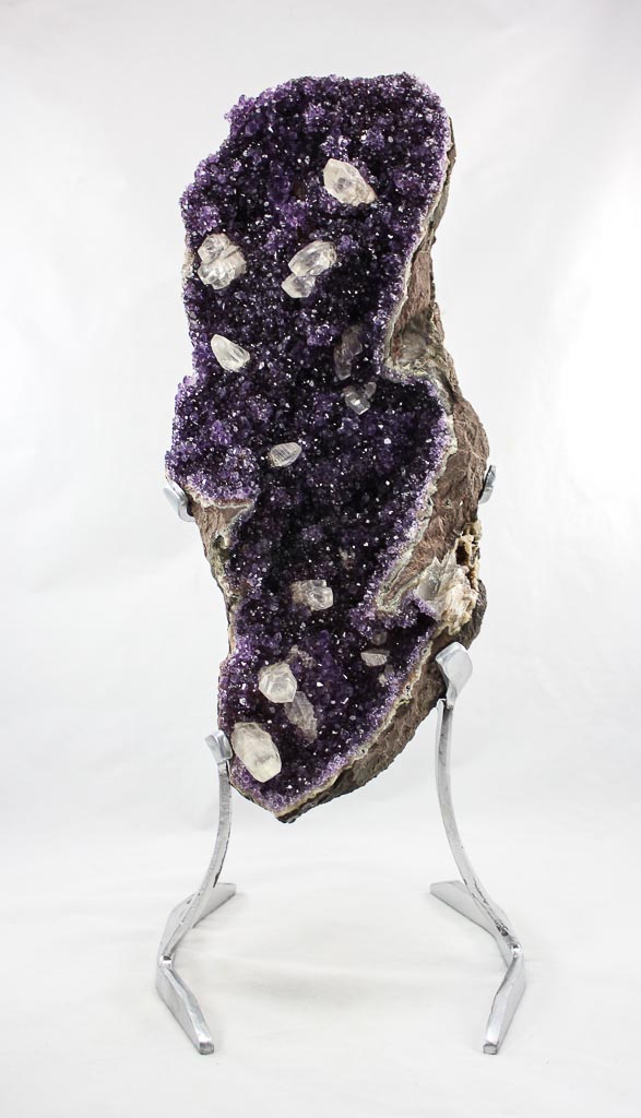 Uruguayan Amethyst with Special Calcite Formations
