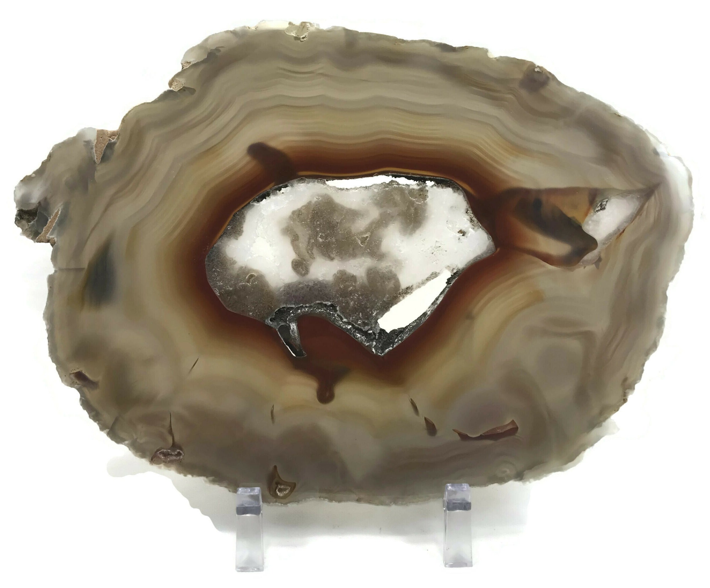 Ultra Translucent Brazilian Agate Slice