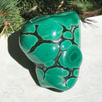 Spherical Patterned Malachite