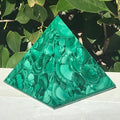 Large African Malachite Pyramid