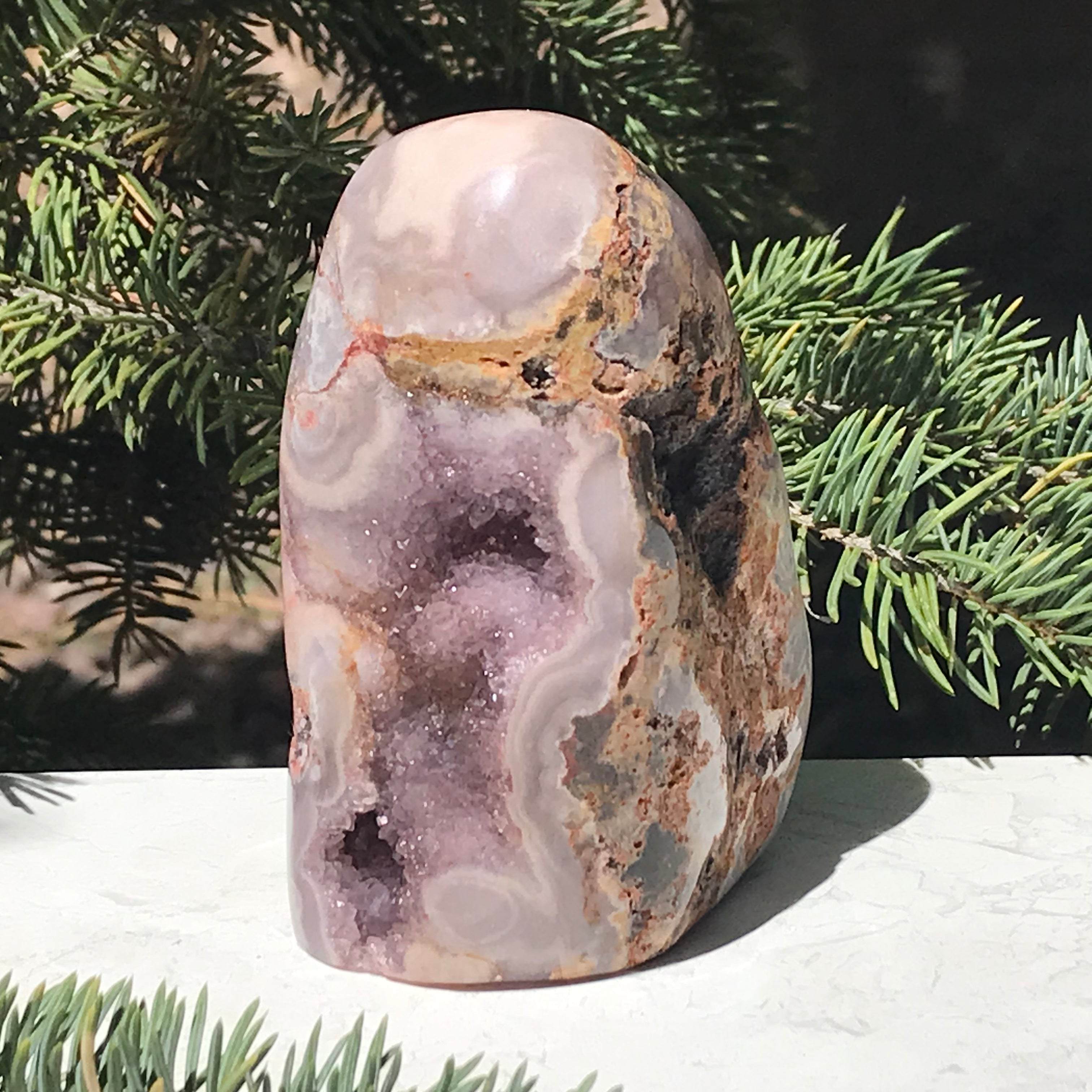 Rose Amethyst Nodule