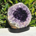 Agate Eye RimmedvAmethyst Geode