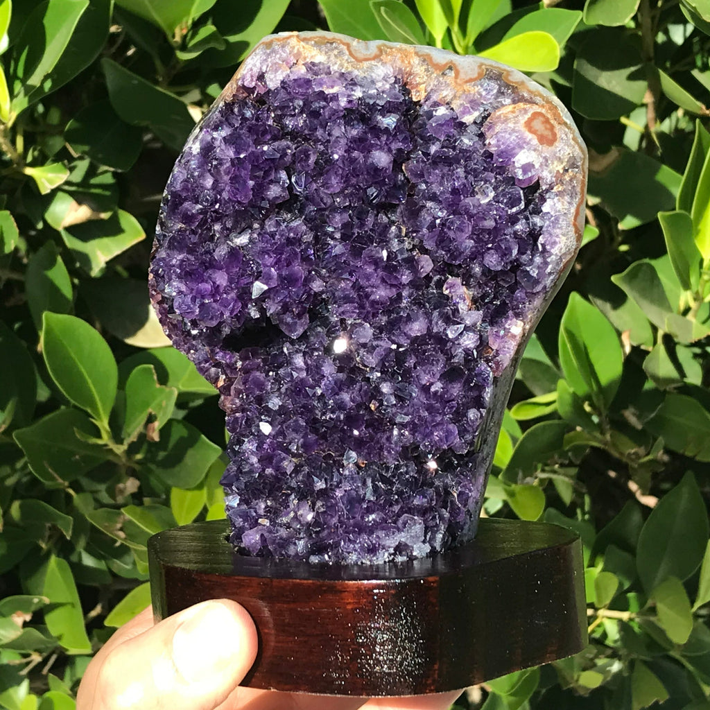 Spherical Amethyst Faced Freeform