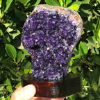 Spherical Amethyst Faced Freeform