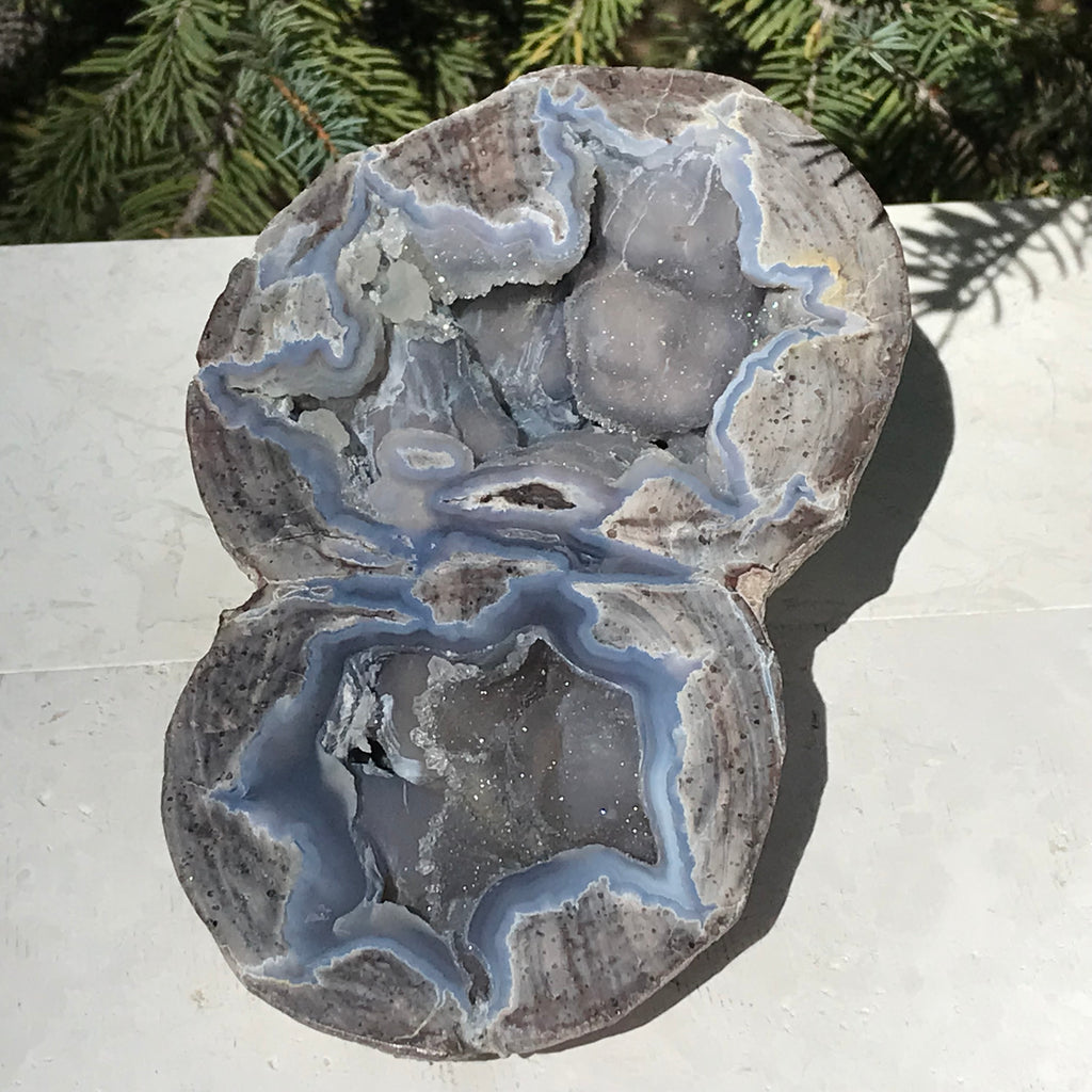 Double Chamber Dugway Geode