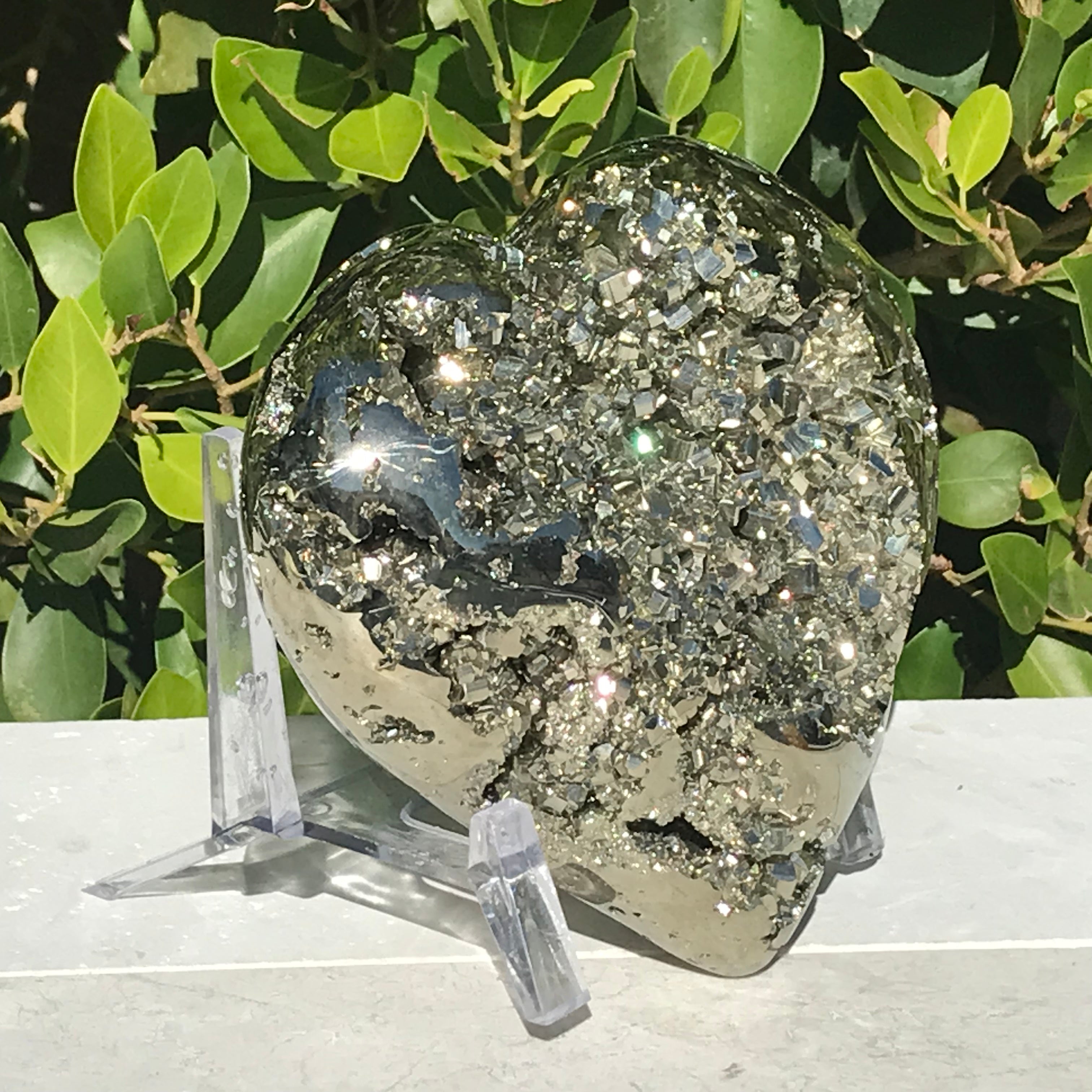 Enormous Peruvian Pyrite Heart