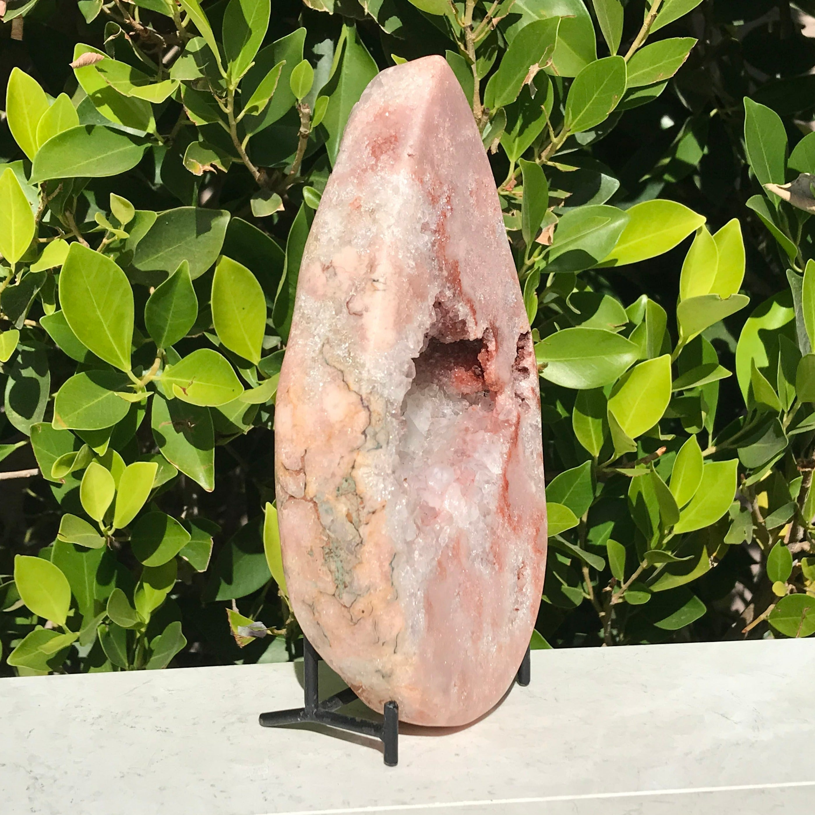 Rose Jasper Flame Shaped Freeform