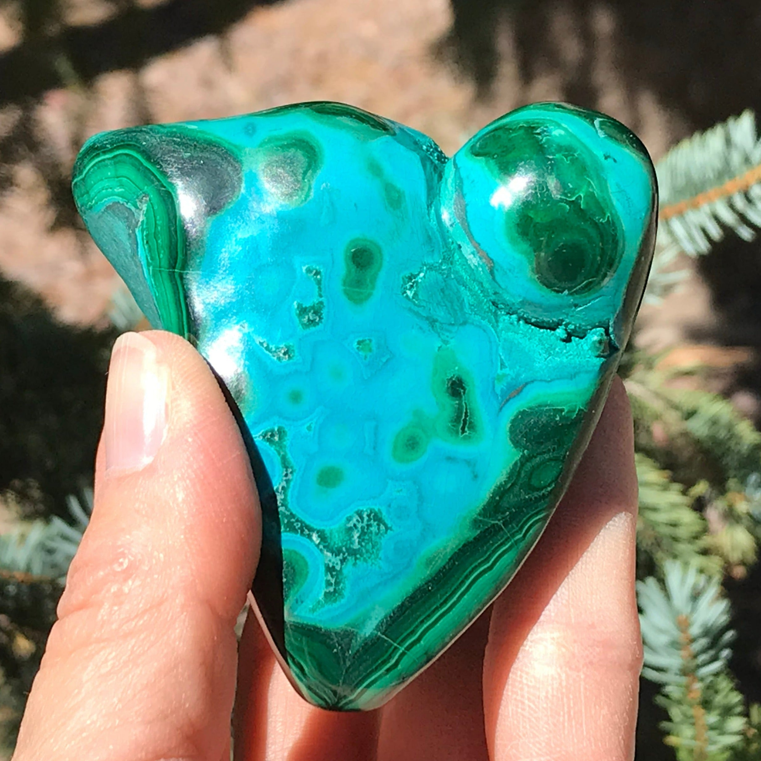Chrysocolla Faced Malachite