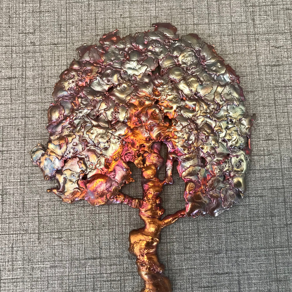 Splash Copper Tree Wall Art