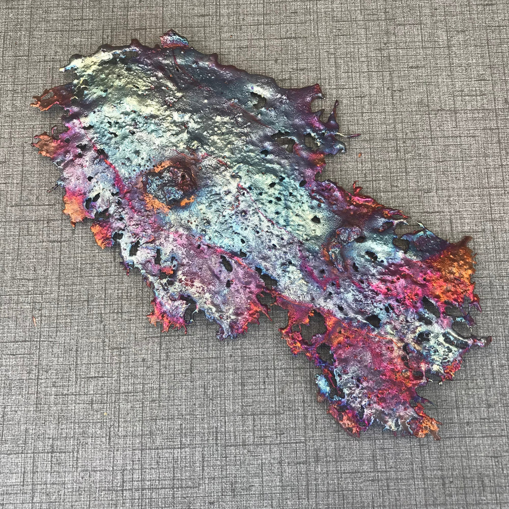 Flashy Rainbow Copper Splash Decor