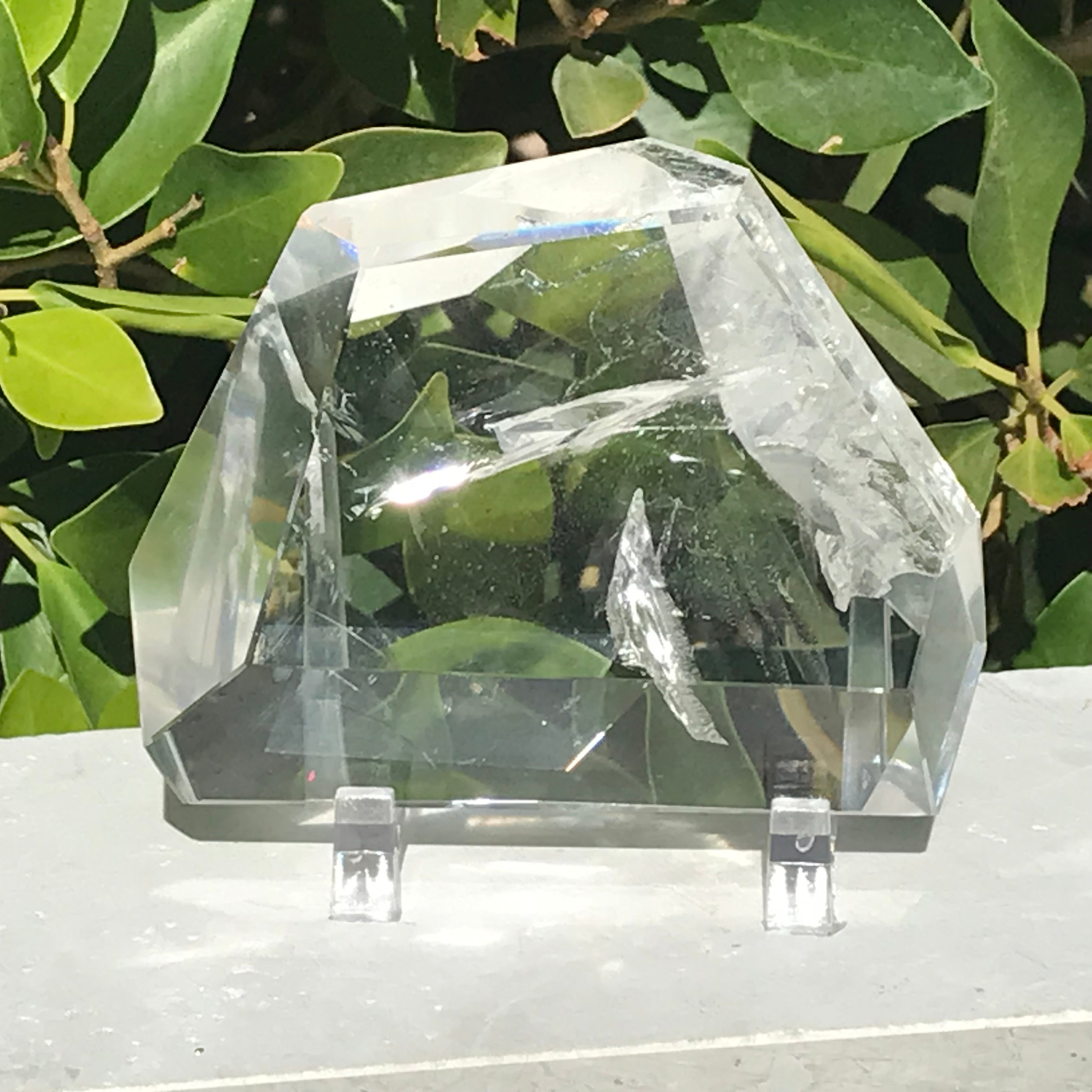 Pristine Abstract Shaped Crystal Freeform