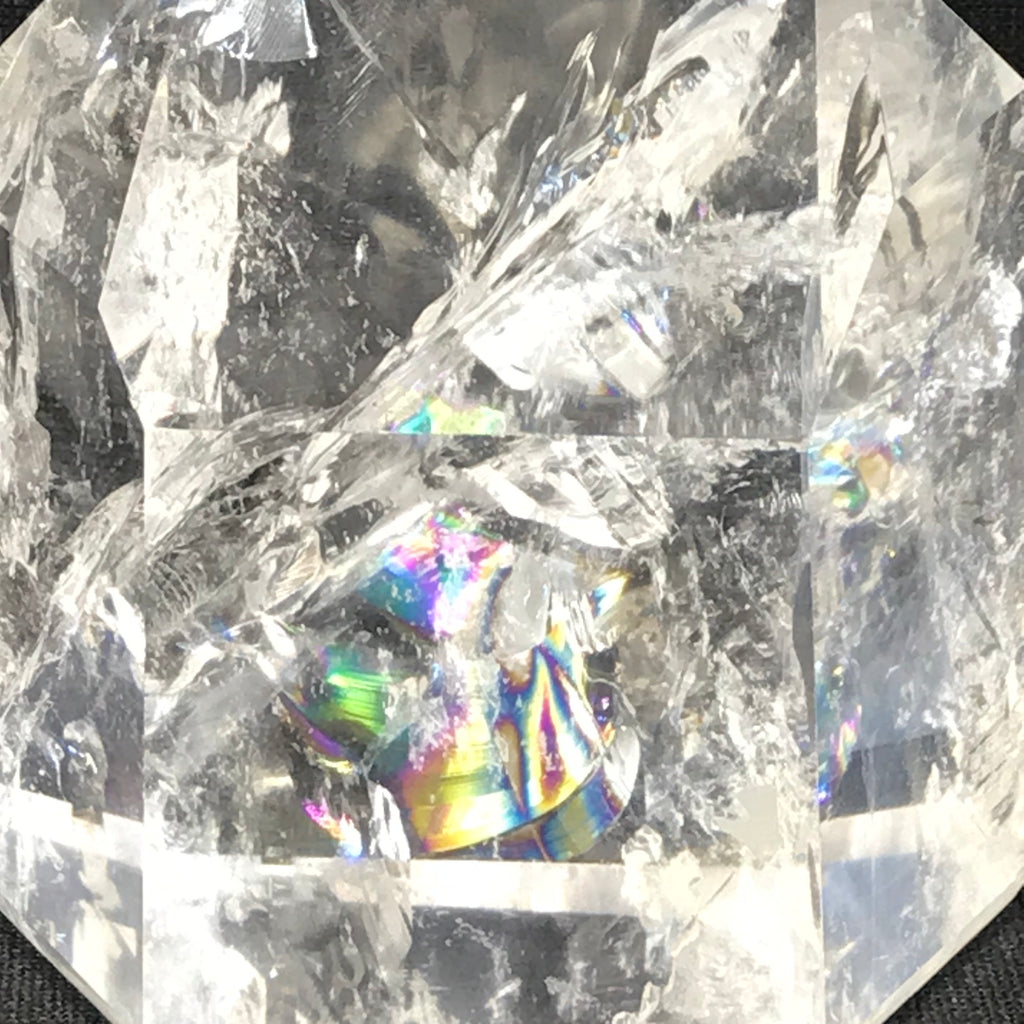 Rainbow Filled Crystal Point
