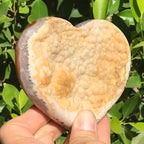 Glistening Brazilian Agate Heart