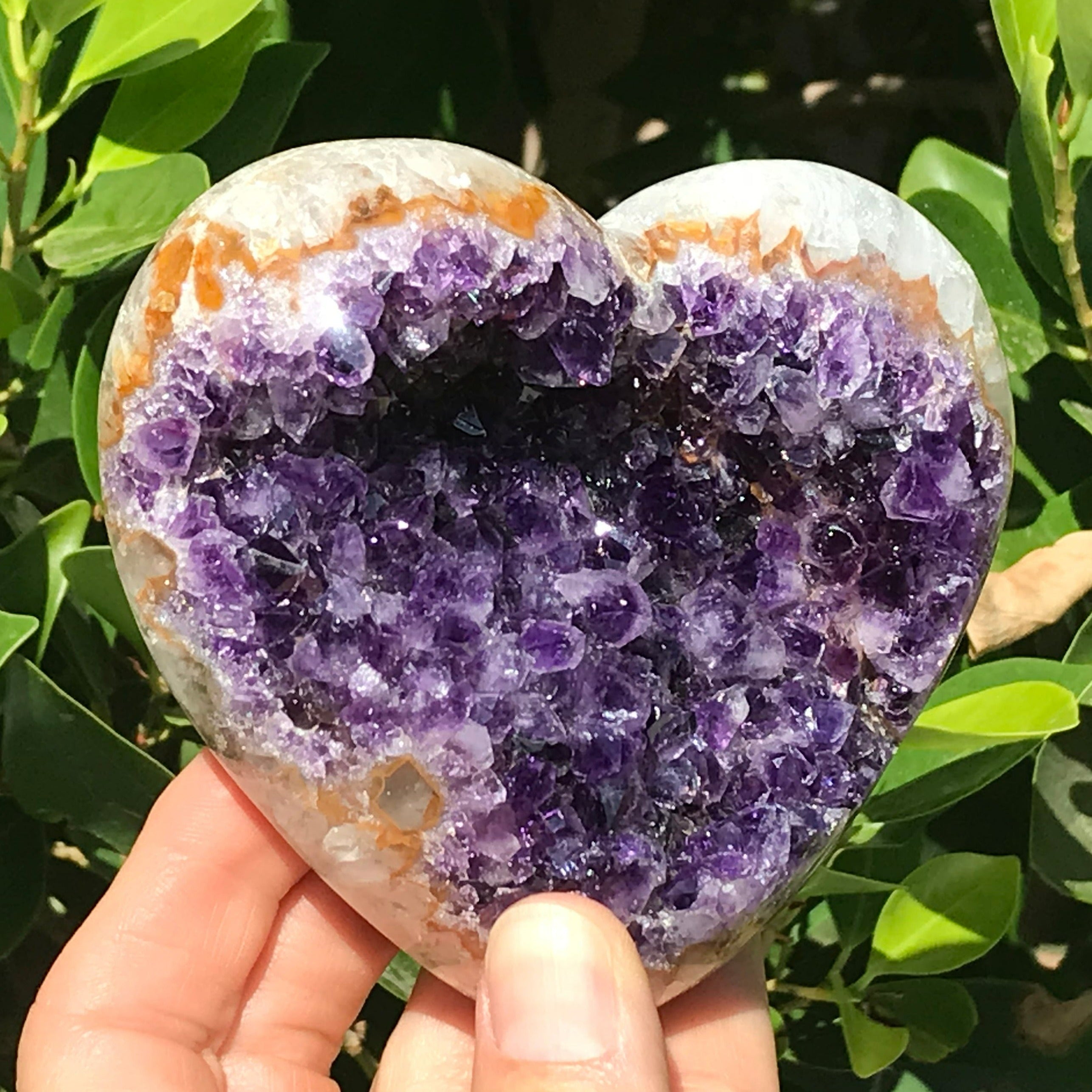 Uruguayan Amethyst Heart