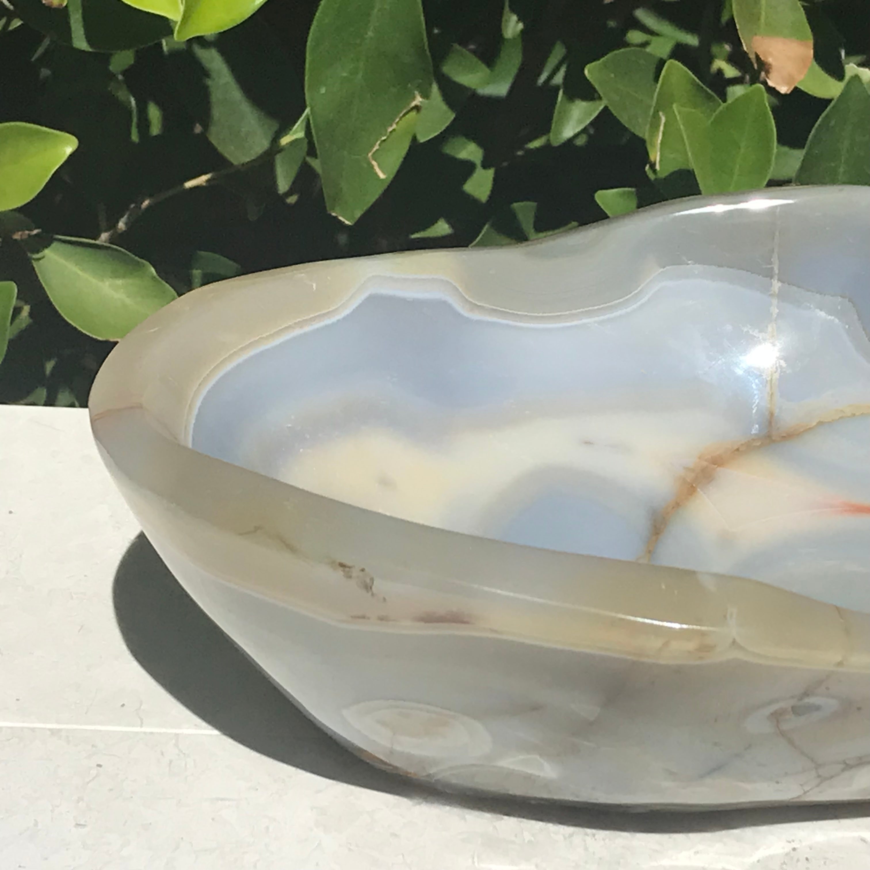 Pastel Banded Agate Bowl