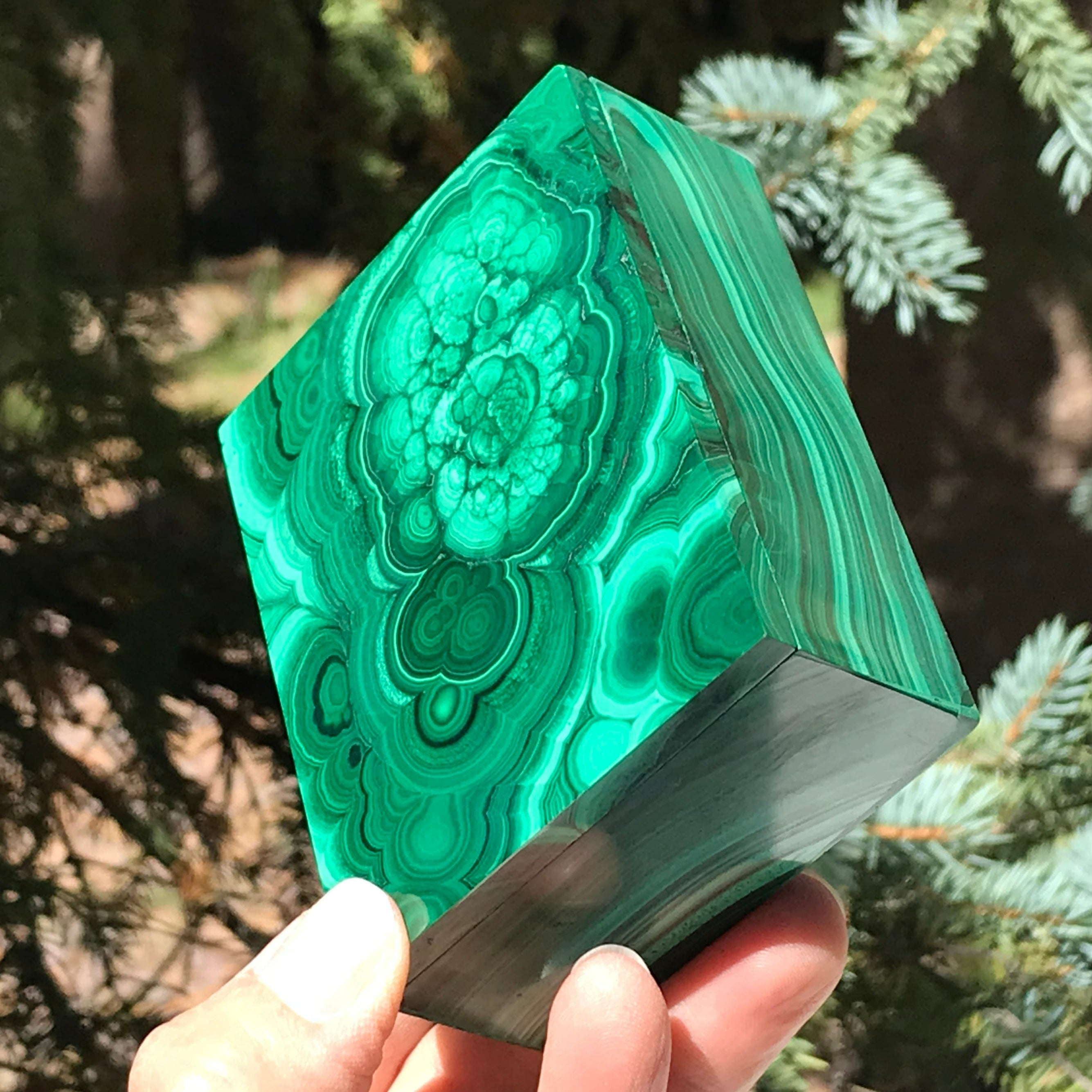 Malachite Jewelry Box