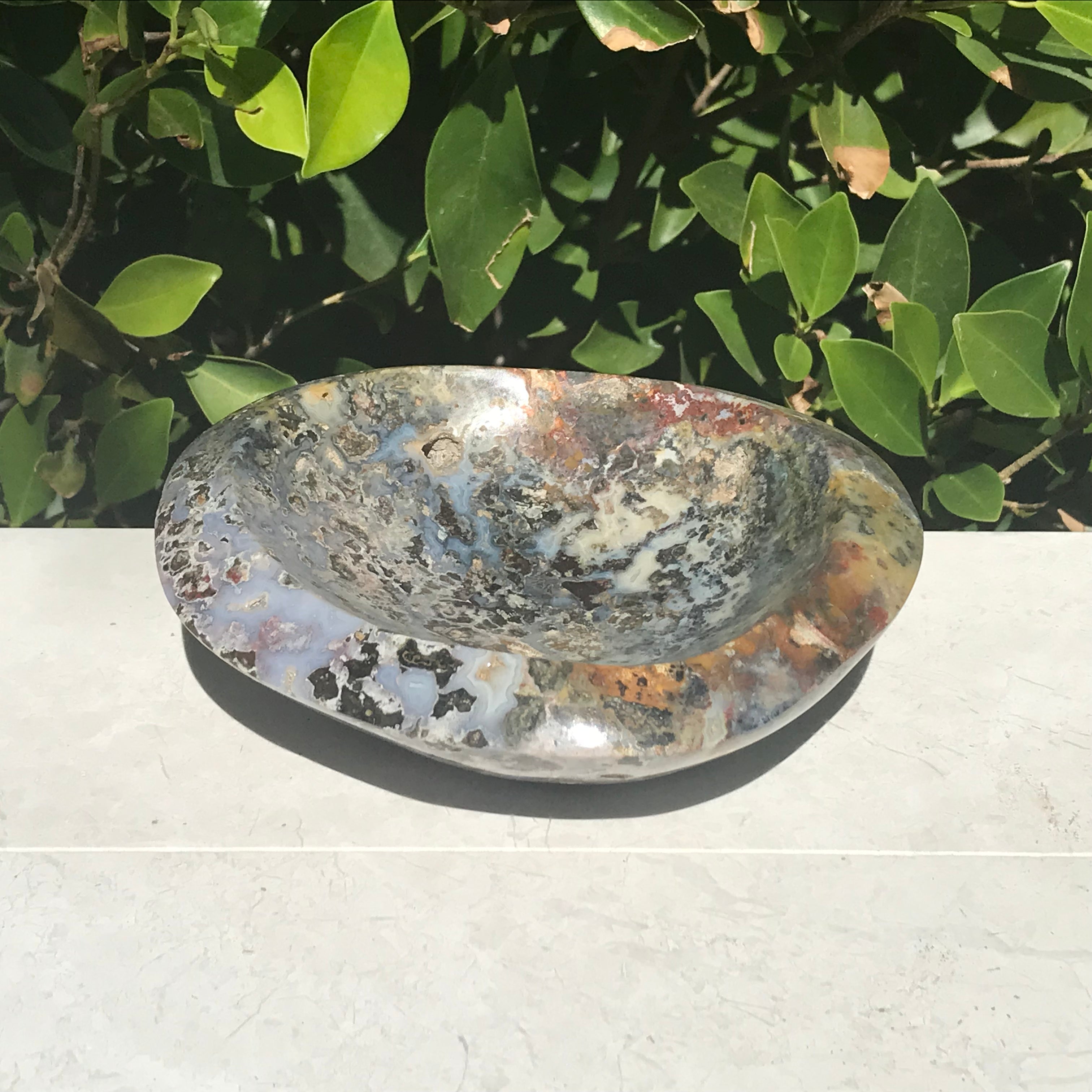 Prismatic Ocean Jasper Bowl