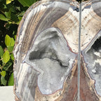 Crystal Filled Dugway Geode Bookends