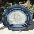 Translucent Crystal Quartz Agate Slice