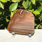 Striated Brazilian Agate Slice