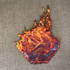 Flashy Rainbow Splash Copper Decor