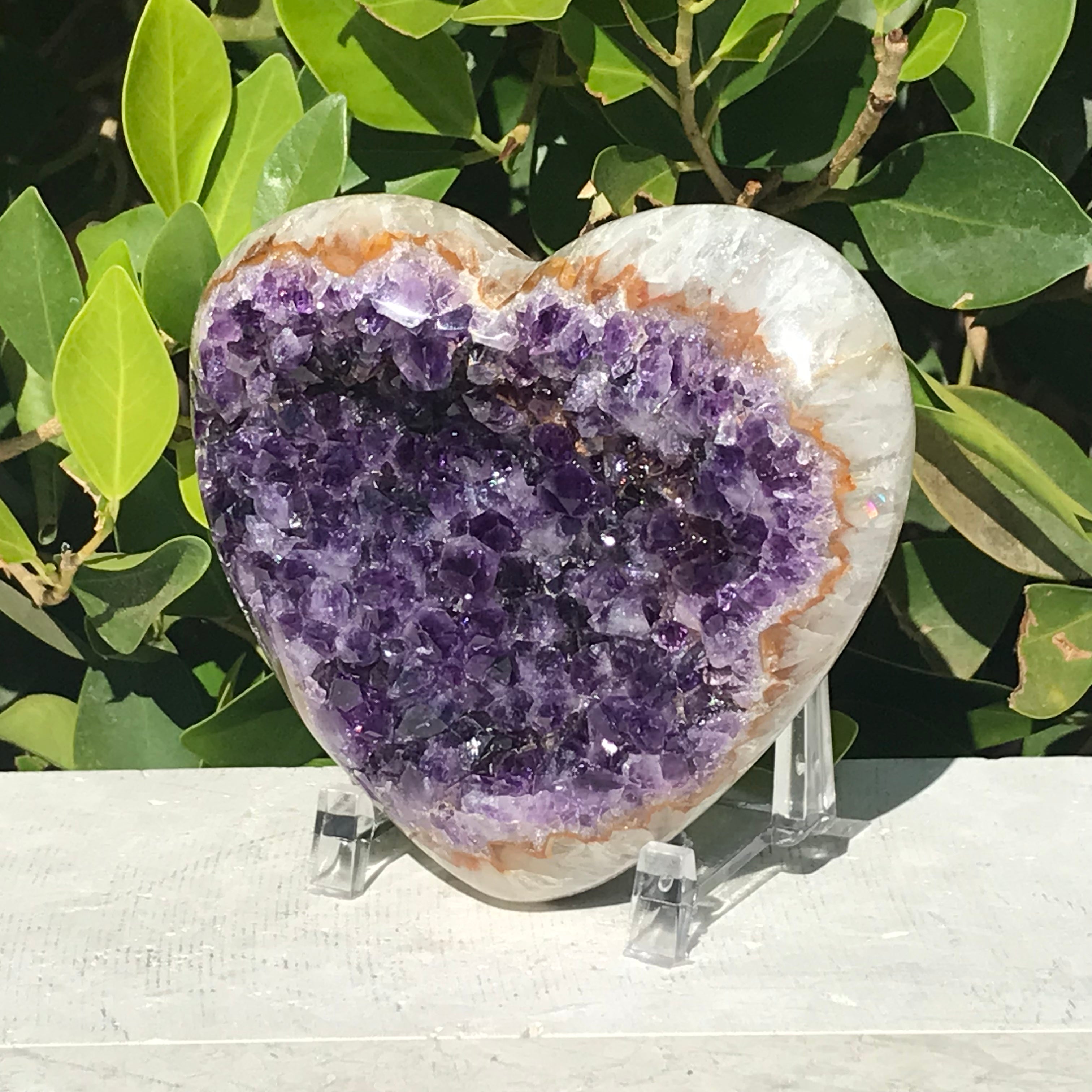 Uruguayan Amethyst Heart