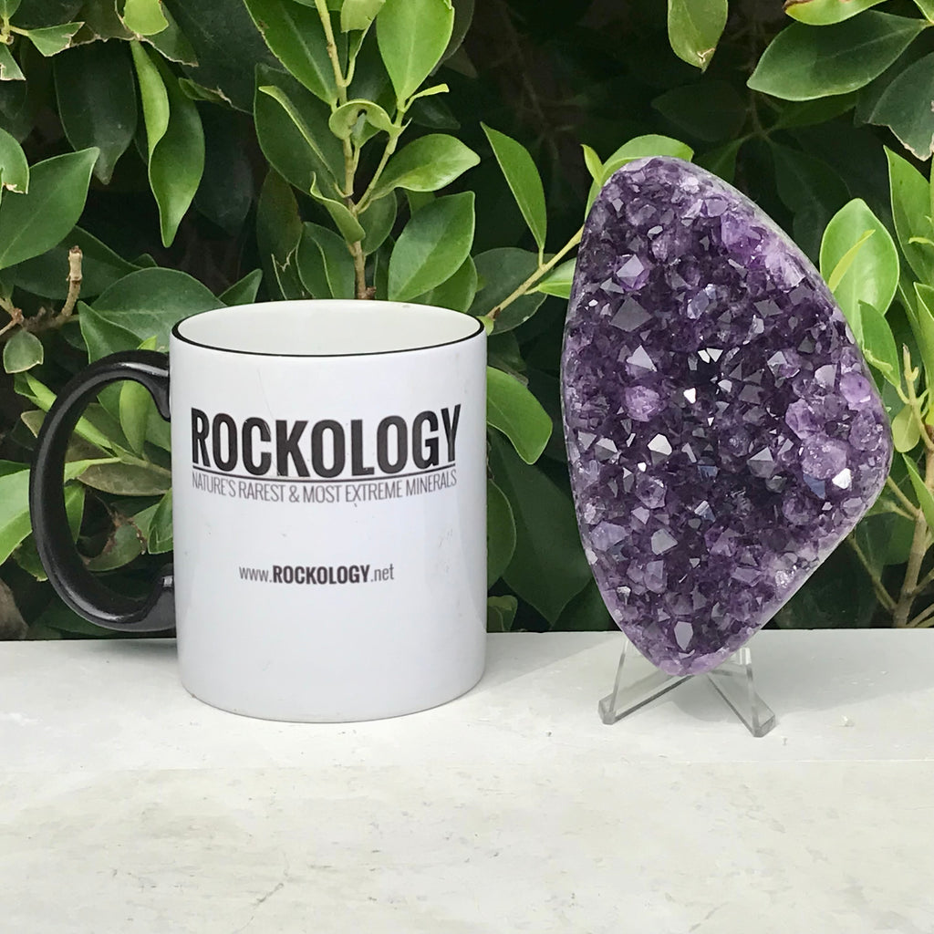 Brilliant Crystal Faced Amethyst Plate