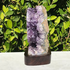 Green Eyed Agate /Amethyst Cluster
