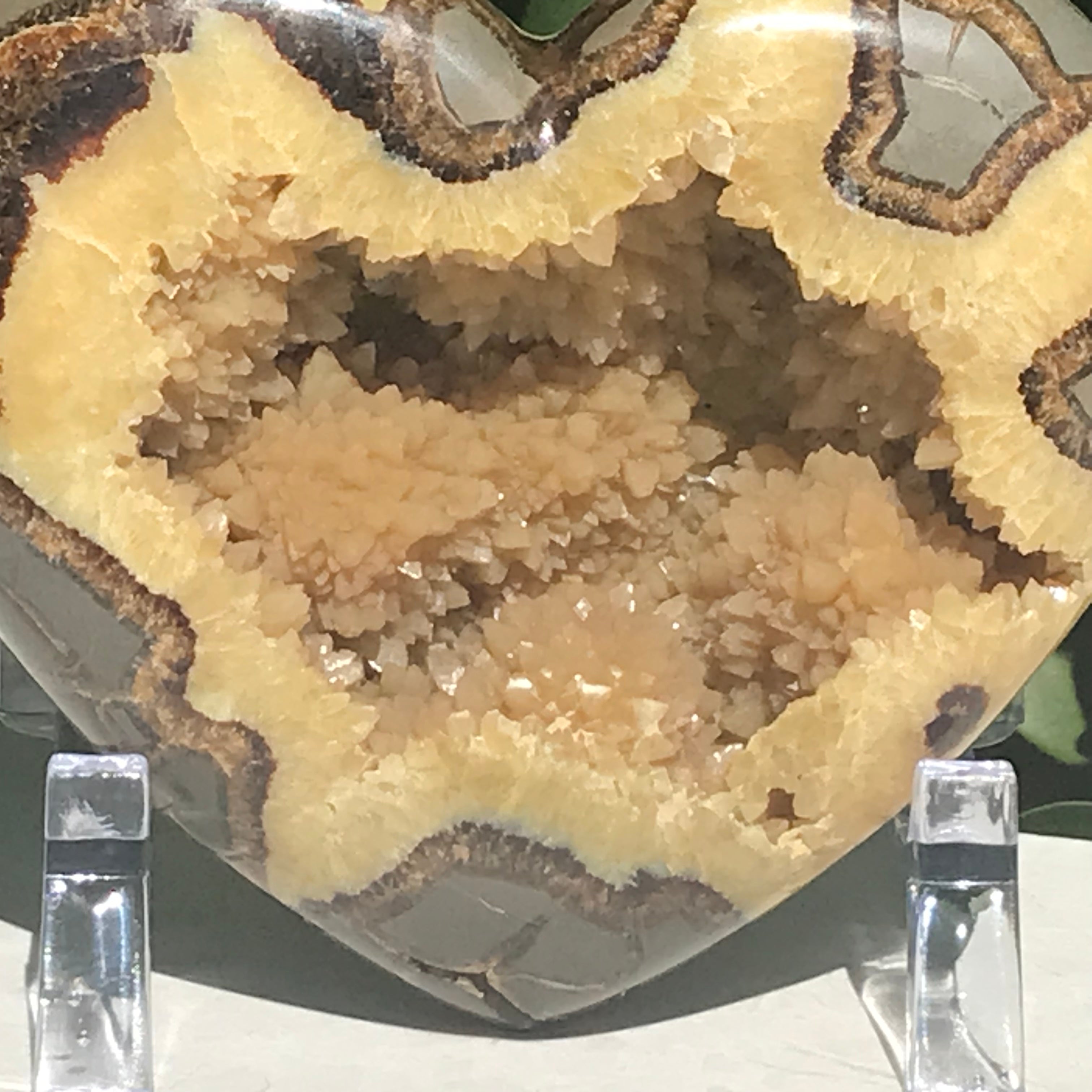 Crystal Filled Septarian Heart