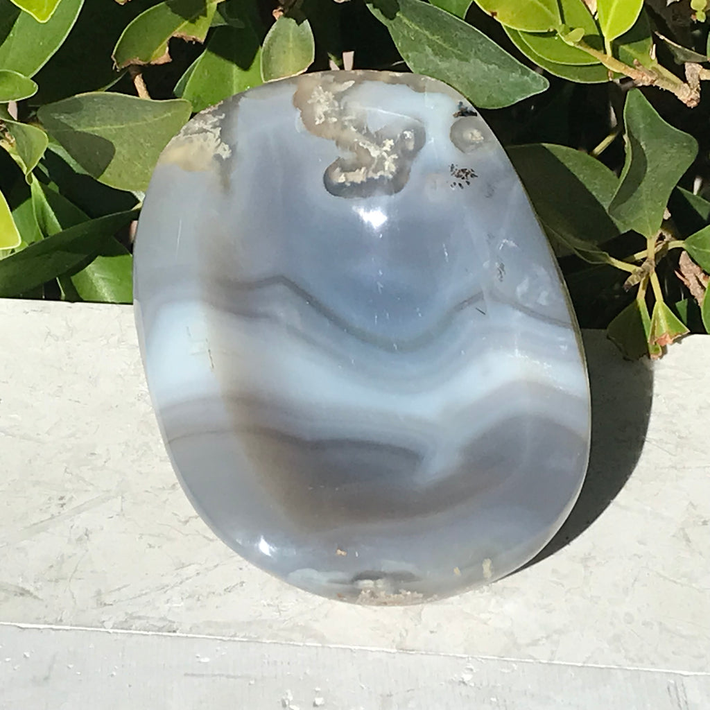 Hues of Blue Agate Bowl