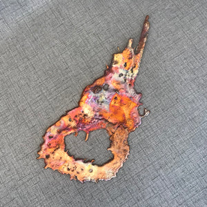 Guitar Shaped Copper Splash
