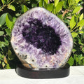 Agate Eye RimmedvAmethyst Geode