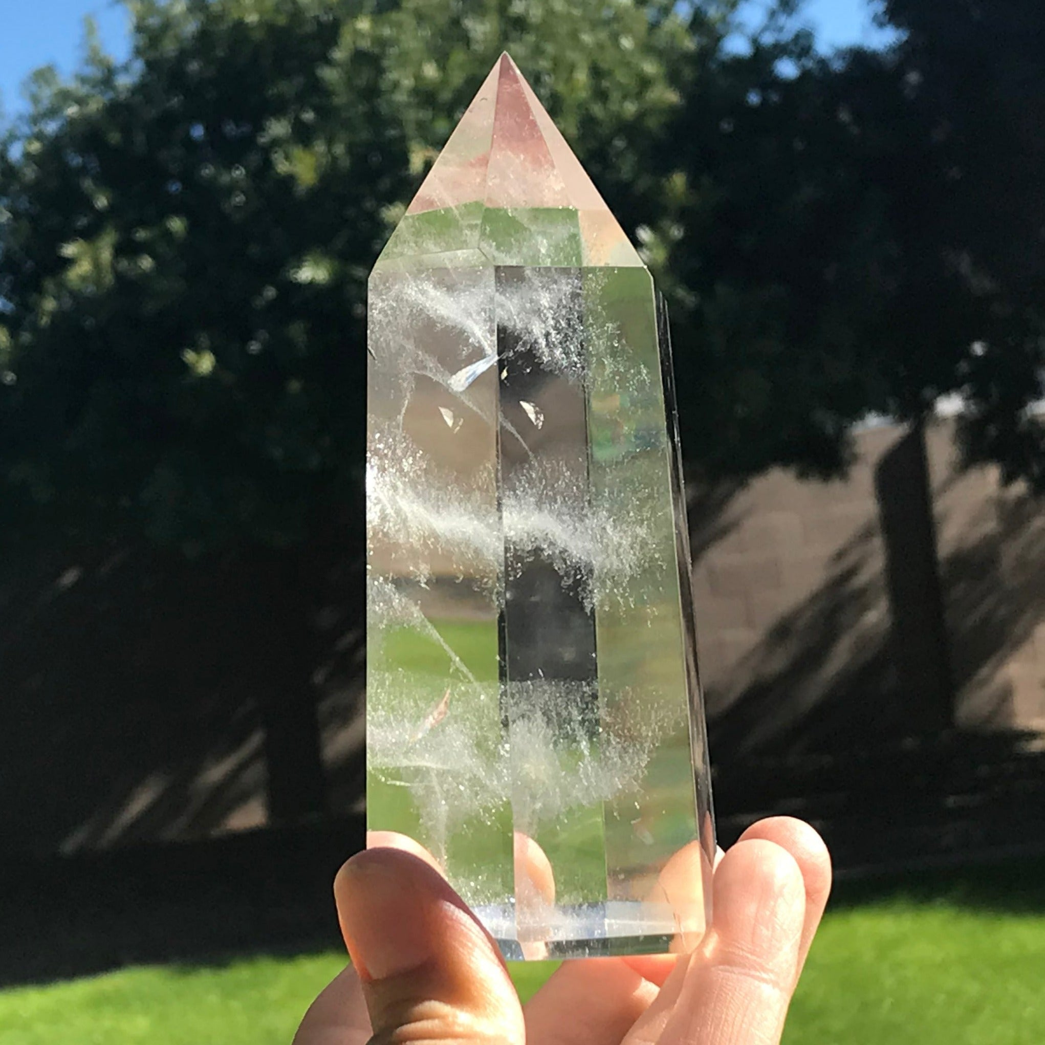 Wispy Crystal Point