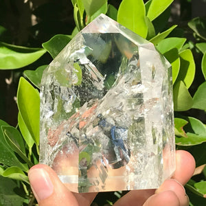 Rainbow Filled Crystal Point