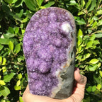 Spherical Amethyst Faced Freeform