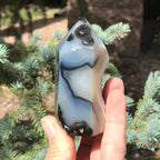 Black Banded Agate Obelisk