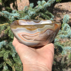Colorful Banded Agate Bowl